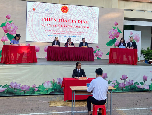 Đoàn Luật sư TP. Hồ Chí Minh tổ chức tuyên truyền pháp luật thông qua Phiên toà giả định