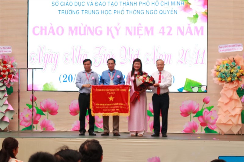 Trường thpt ngô quyền tổ chức buổi họp mặt kỷ niệm ngày nhà giáo việt nam 20-11