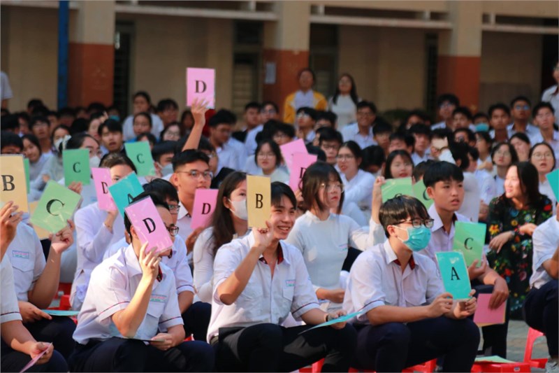 Trường thpt ngô quyền tổ chức hội thi “rung chuông vàng môn khoa học tự nhiên” khối 12 năm học 2024 - 2025
