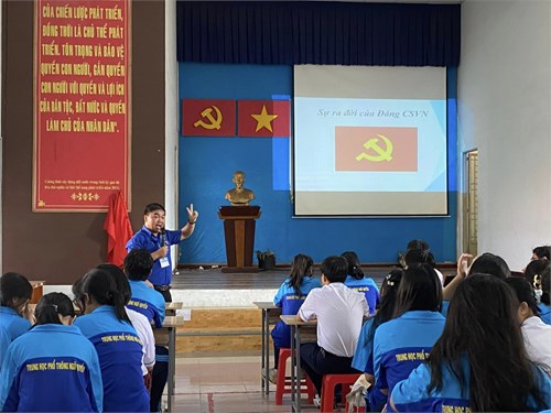 Lớp cảm tình đoàn năm học 2023 - 2024 lần 2