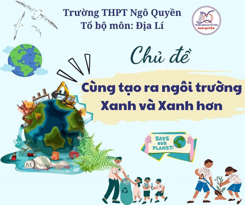 Trường học xanh vì môi trường sạch