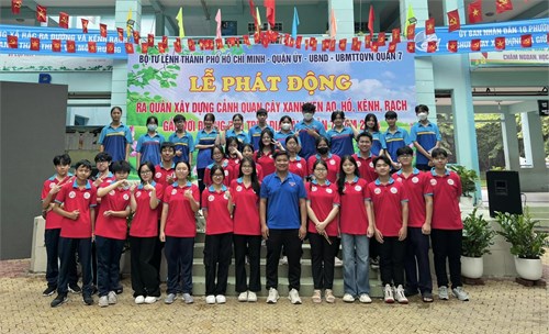 Lễ phát động tổng vệ sinh môi trường trên địa bàn quận 7