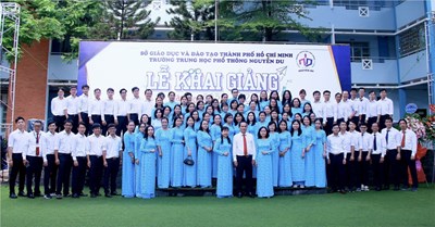 Trường THPT Nguyễn Du là 1 trong 5 trường THPT công lập được công nhận là đơn vị học tập cấp thành phố năm 2023