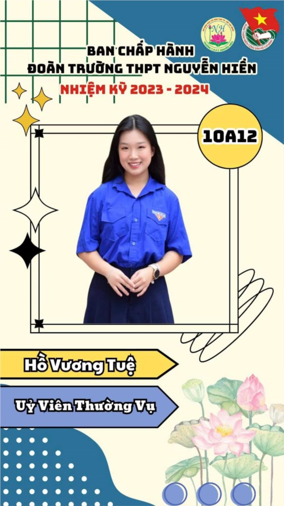 Học sinh Hồ Vương Tuệ lớp 11A12 - Niềm tự hào của Trường THPT Nguyễn Hiền tại Hội thi Tiếng Anh dành cho Thanh niên TP. Hồ Chí Minh lần 1 - Năm 2024
