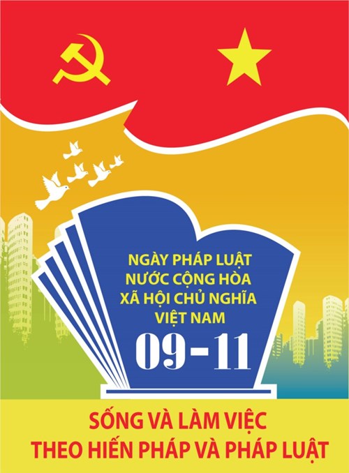 Tổ Kinh tế và pháp luật (NGLL) - Tuyên truyền ngày pháp luật Việt Nam 9/11
