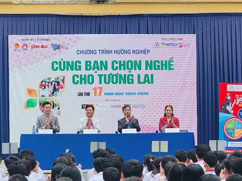 Chương trình hướng nghiệp

 cùng bạn chọn nghề cho tương lai 