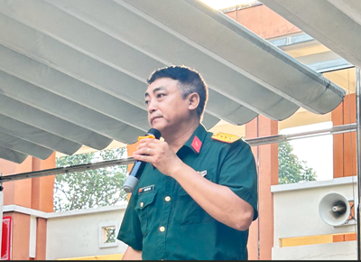 Tổ chức tuyên truyền, hướng nghiệp cho quân nhân, thanh niên, học sinh đăng ký tuyển sinh quân sự năm 2024