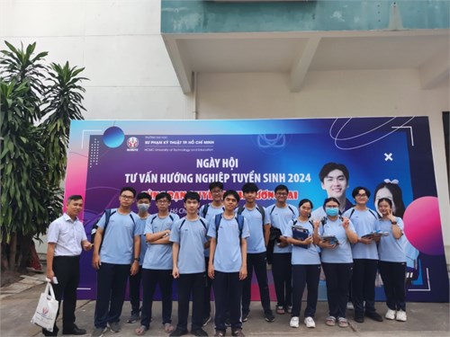 Ngày hội tư vấn tuyển sinh – hướng nghiệp - ngày mở lần thứ 17, năm 2024 tại trường Đại học Sư phạm Kỹ thuật thành phố Hồ Chí Minh.