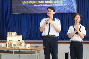Hội thi STEM Vật lý khối 10 -11  Chế tạo sản phẩm cảm biến ứng dụng vào cuộc sống .
