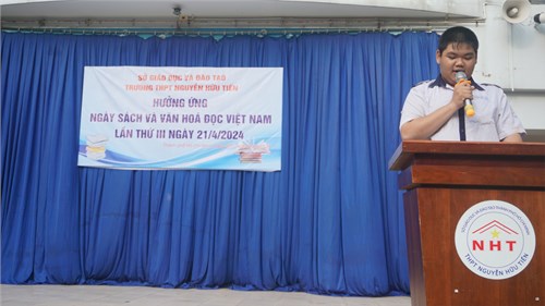 Hưởng ứng Ngày sách và Văn hoá đọc Việt Nam lần thứ 3 ngày 21/04/2024