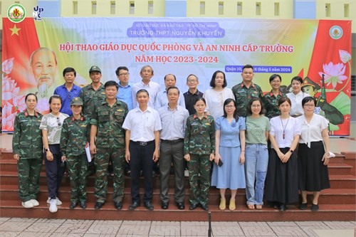 Hội thao giáo dục quốc phòng và an ninh cấp trường năm 2024