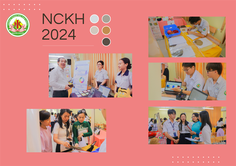 Hội thi học sinh nghiên cứu khoa học kỹ thuật cấp trường năm học 2024 - 2025