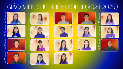 Trường THPT Nguyễn Khuyến công bố danh sách giáo viên chủ nhiệm khối 11, năm học 2024-2025.