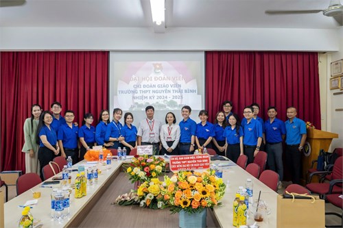 Đại hội Chi đoàn Giáo viên Trường THPT Nguyễn Thái Bình nhiệm kỳ 2024 - 2025