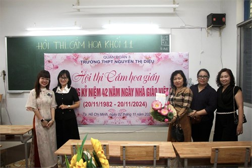 Hội thi cắm hoa giấy 2024