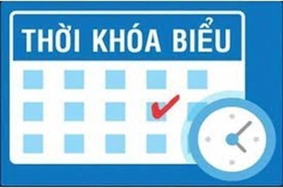 Thời khóa biểu học kỳ 2, năm học 2023-2024, áp dụng từ ngày 06/05/2024
