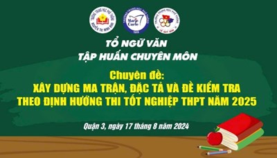 Tổ ngữ văn - tập huấn chuyên môn chuẩn bị cho năm học 2024-2025