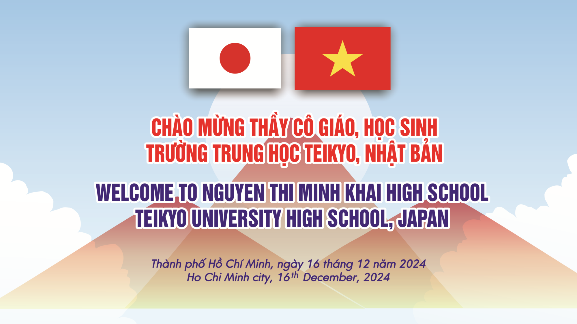 Trường THPT Nguyễn Thị Minh Khai giao lưu với Trường trung học Teikyo - Nhật Bản