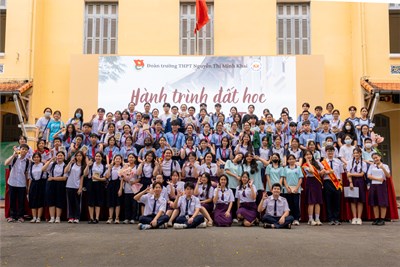 Hành trình đất học Quận 3 năm học 2023 - 2024 tại trường THPT Nguyễn Thị Minh Khai - “Miki Tour”
