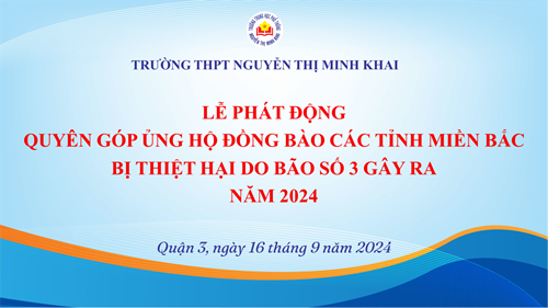 Lễ phát động quyên góp ủng hộ đồng bào các tỉnh phía Bắc bị thiệt hại do bão số 3 năm 2024