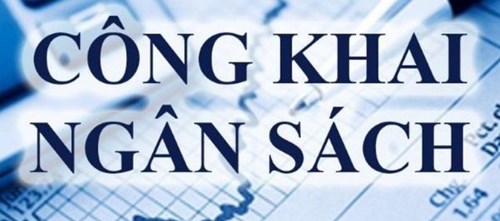 Công khai dự toán ngân sách năm 2024