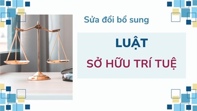 Luật sửa đổi bổ sung một số điều của Luật Sở hữu trí tuệ số 07-2022-QH15