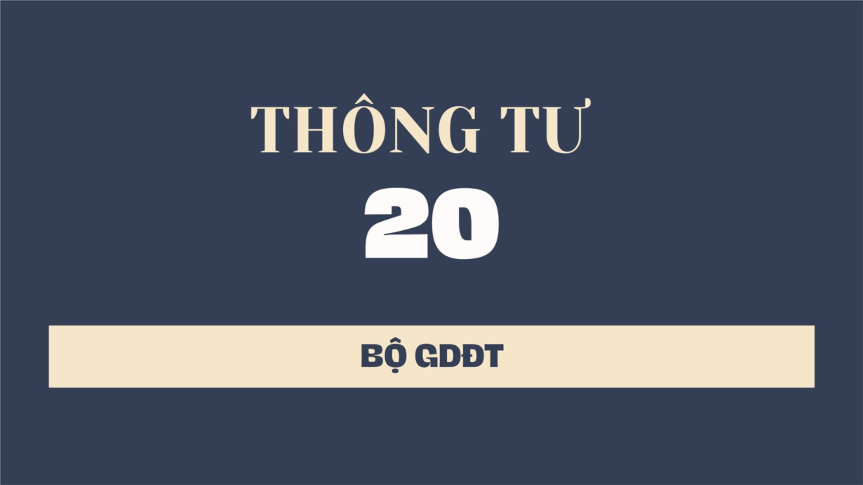 Thông tư 20 -BGDĐT- Hướng dẫn về vị trí việc làm, cơ cấu viên chức theo chức danh nghề nghiệp và định mức số lượng người làm việc trong các cơ sở giaó dục phổ thông và các trường chuyên biệt công lập