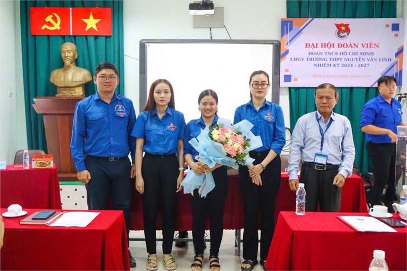 Đại hội Đoàn TNCS Hồ Chí Minh CĐGV trường THPT Nguyễn Văn Linh - Nhiệm kì 2024 - 2027