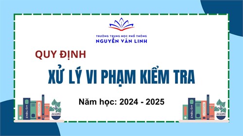 Quy định xử lí vi phạm kiểm tra