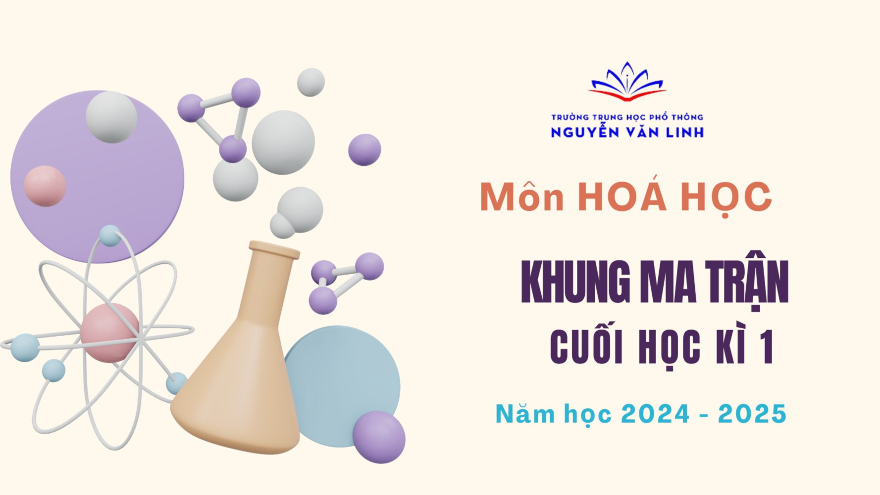 Hoá học: Nội dung ôn tập và kiểm tra học kì 1 - Năm học 2024 - 2025