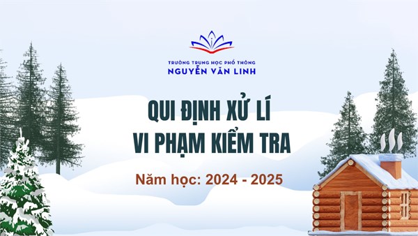 Qui định xử lí vi phạm kiểm tra