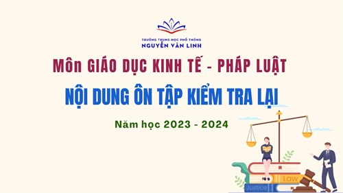 GDKT-PL: Nội dung ôn tập kiểm tra lại Năm học 2023 - 2024