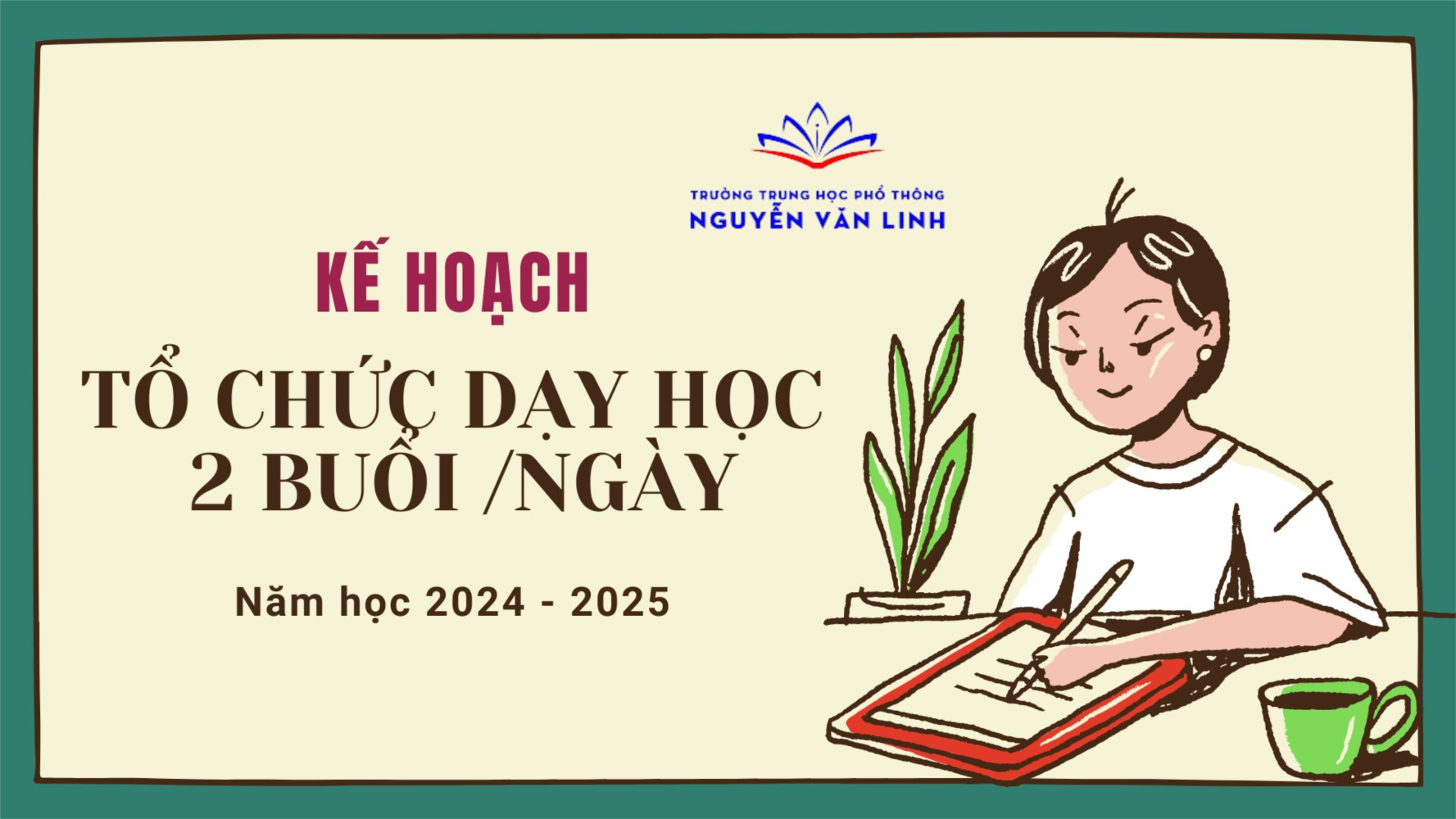 Kế hoạch dạy học 2 buổi/ngày trong năm học 2024-2025
