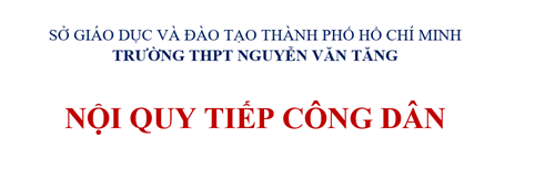 Nội quy tiếp công dân