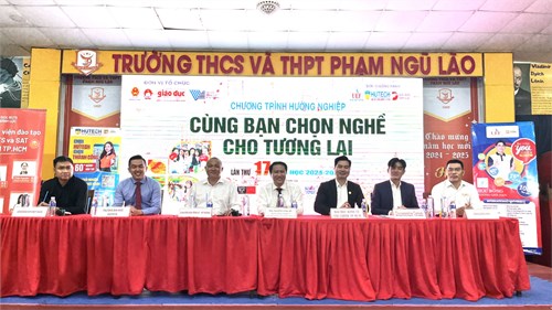 Chương trình tư vấn hướng nghiệp năm học 2024 - 2025 tại trường thcs và thpt phạm ngũ lão