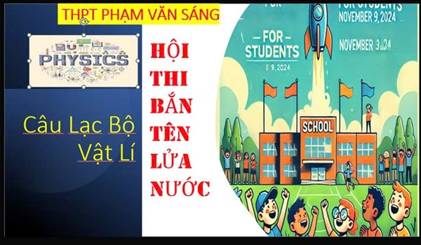Kế hoạch thi bắn tên lửa nước cấp trường 2024-2025
