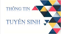 Tuyển sinh năm học 2024-2025