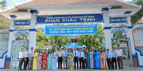 Chào mừng đoàn đánh giá ngoài Sở GD&ĐT TP. HCM và hoàn thành tốt kiểm định chất lượng giáo dục