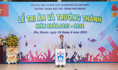 Lễ tri ân và trưởng thành năm học 2023 - 2024