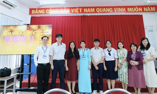 Lễ ra quân các đội tuyển dự thi Olympic 11 năm học 2024