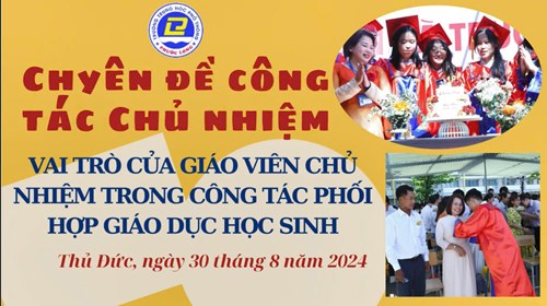 Chuyên đề Công tác chủ nhiệm