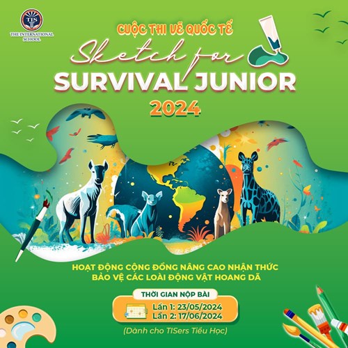 Cuộc Thi Vẽ Quốc Tế Sketch For Survival Junior 2024: Vì Một Thế Giới  Xanh  Trong Tương Lai