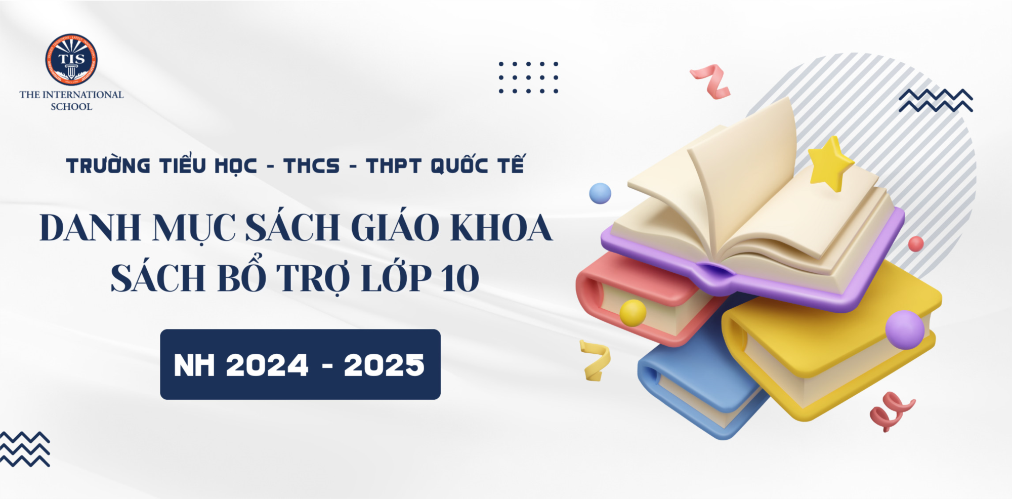Danh Mục Sách Giáo Khoa, Sách Bổ Trợ Lớp 10 Năm Học 2024-2025