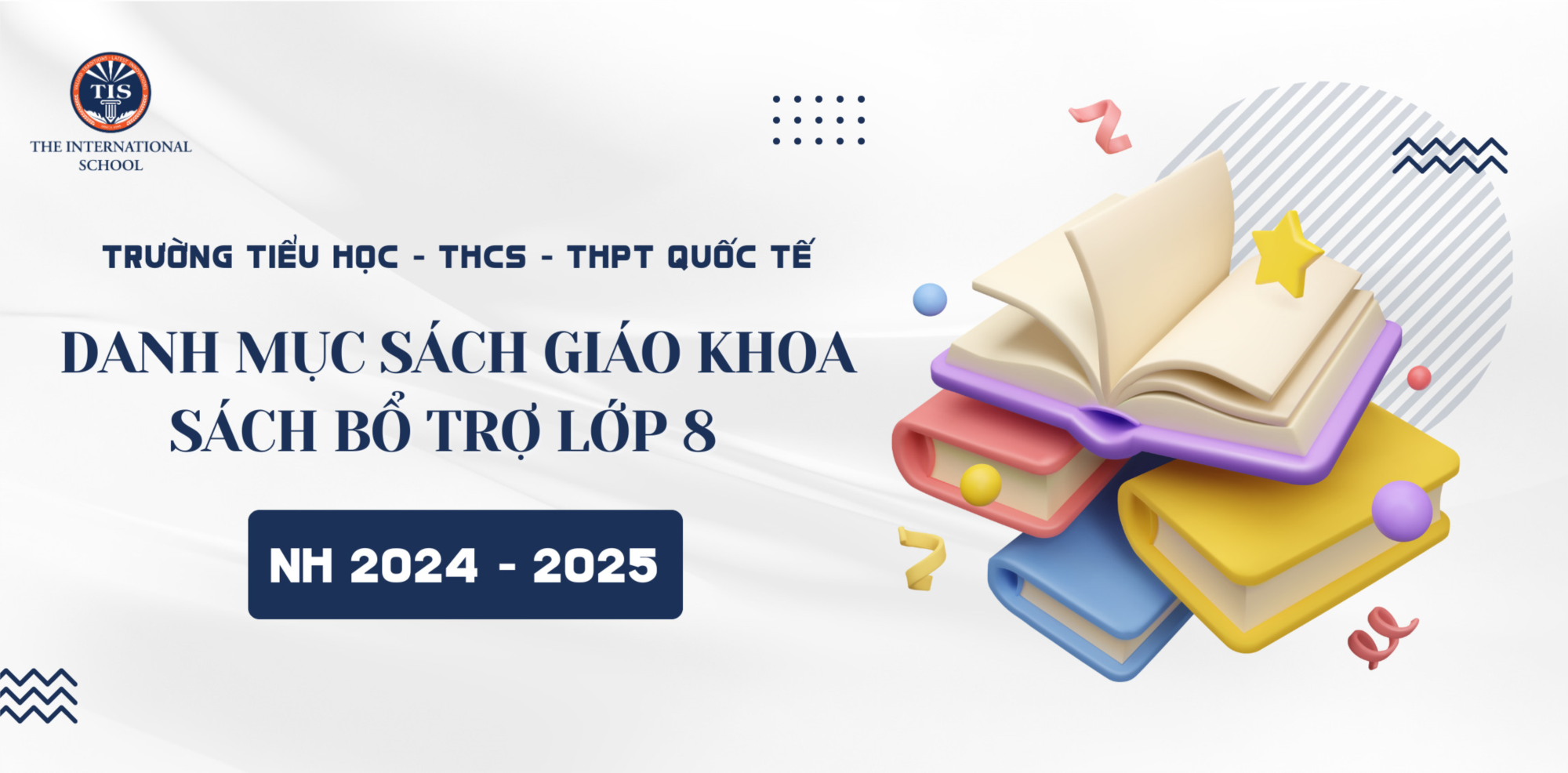 Danh Mục Sách Giáo Khoa, Sách Bổ Trợ Lớp 8 Năm Học 2024-2025