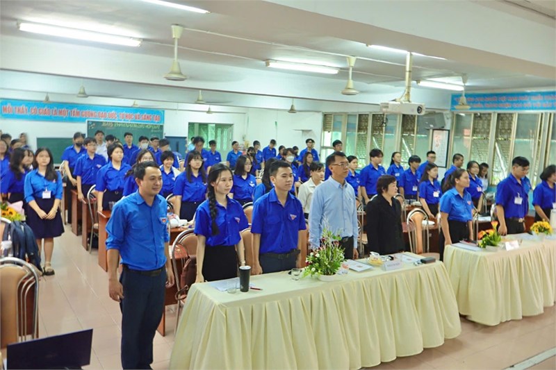 Đại hội đại biểu đoàn tncs hồ chí minh trường thcs - thpt sương nguyệt anh nhiệm kỳ 2024 - 2025