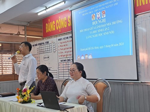 gặp gỡ đối thoại với Lãnh đạo nhà trường