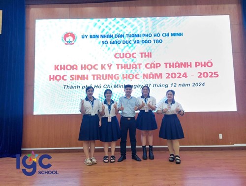 Trường Tiểu Học, Trung Học Cơ Sở Và Trung Học Phổ Thông Tân Phú Đã Đạt Được Thành Tích Xuất Sắc Tại Cuộc Thi Khoa Học Kỹ Thuật Cấp Thành Phố Dành Cho Học Sinh Trung Học Năm Học 2024-2025.