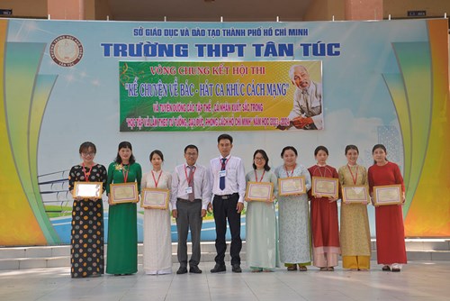 Hội thi kể chuyện về Bác & hát ca khúc cách mạng và tuyên dương tập thể, cá nhân học tập và làm theo tư tưởng, đạo đức, phong cách Hồ Chí Minh năm học 2023 – 2024