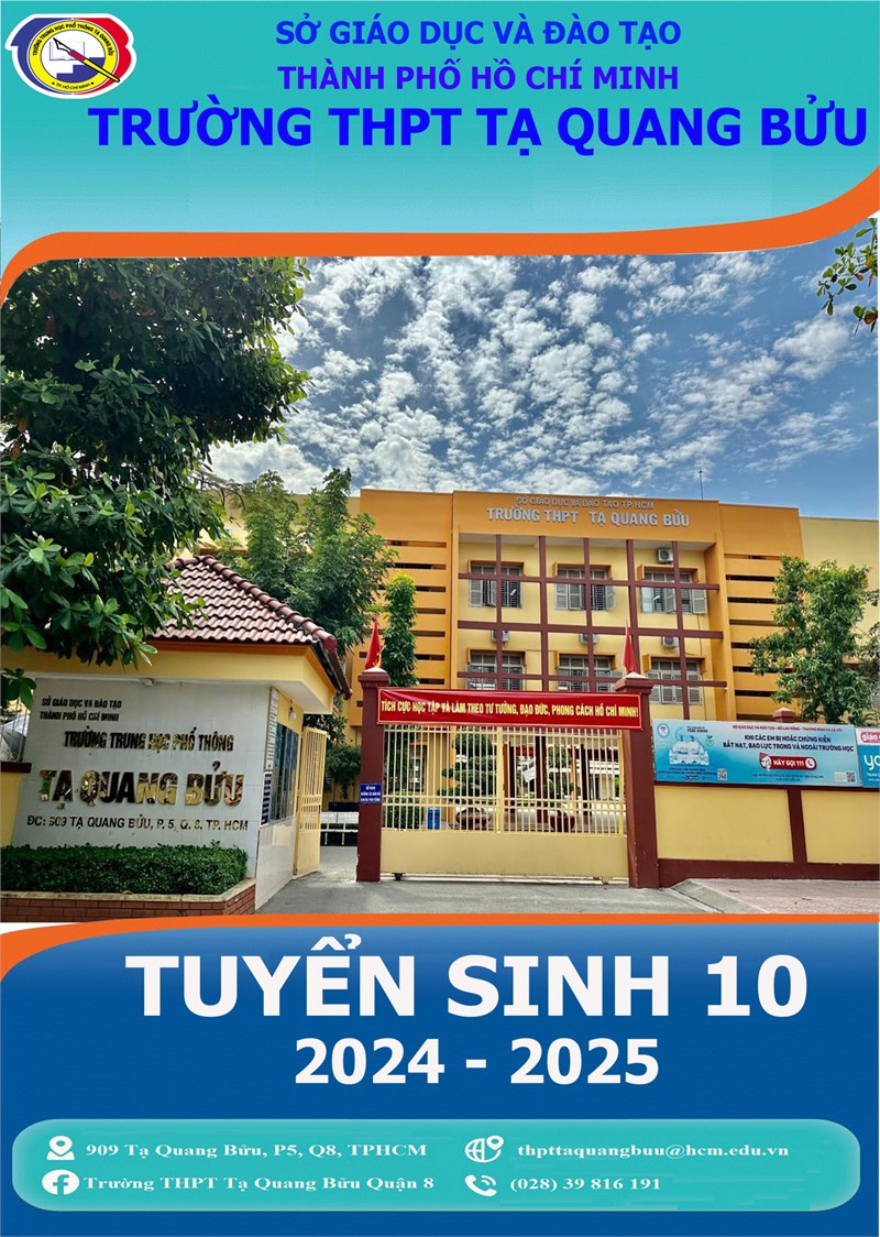 Thông tin tuyển sinh năm học 2024-2025