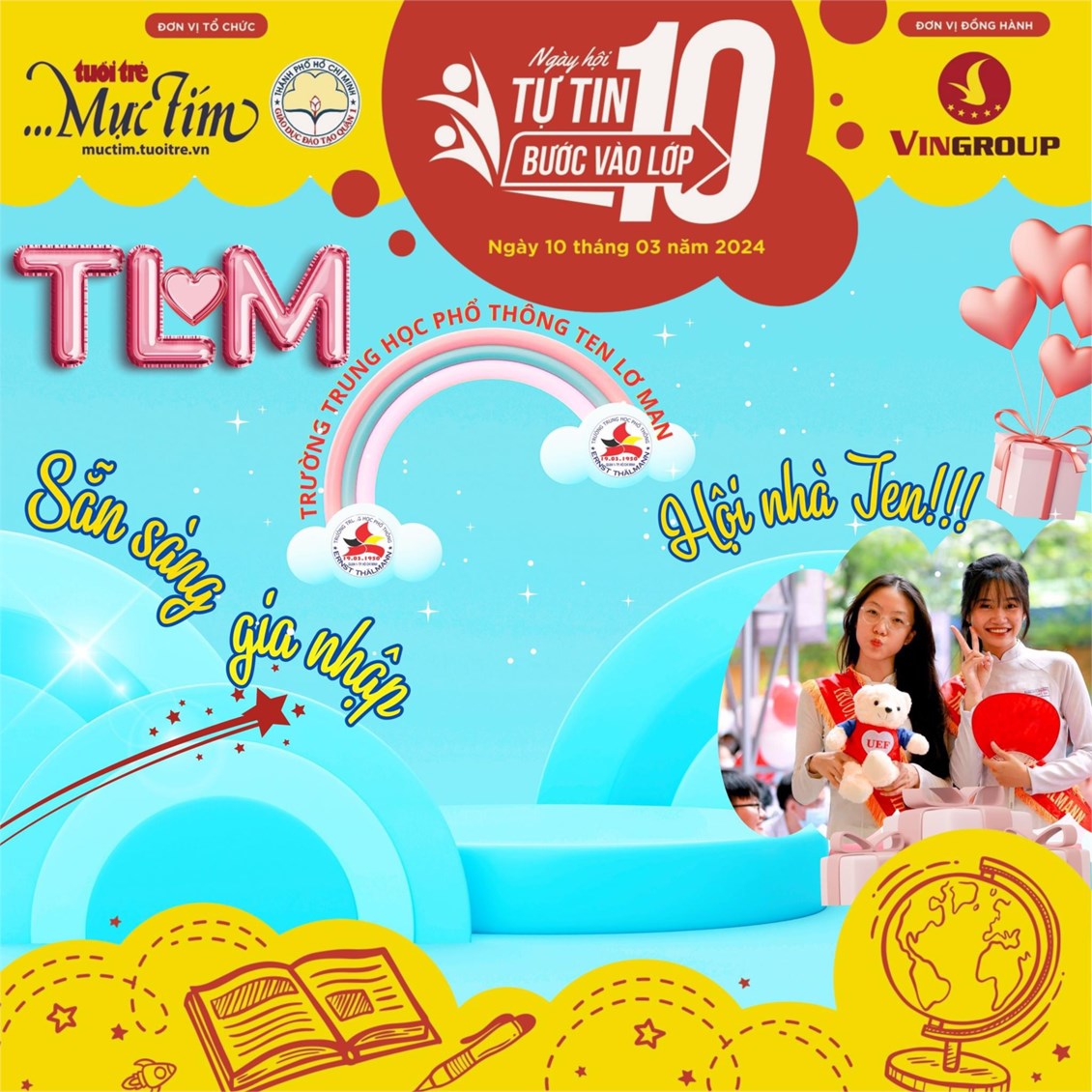 Tự tin bước vào 10 và gia nhập nhà Ten